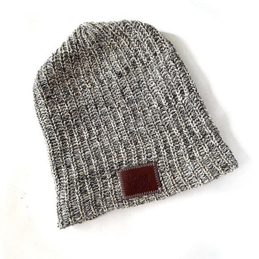 Love Your Melon Knit Beanie One Size Cozy Outdoor Hiking Camping Winter Gorpcore